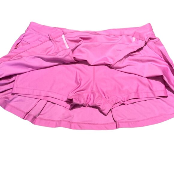 NIKE FIT DRY Short Skort Sz Large 12-14 Tennis Pickleball Run Dance Athleisure - Picture 4 of 12